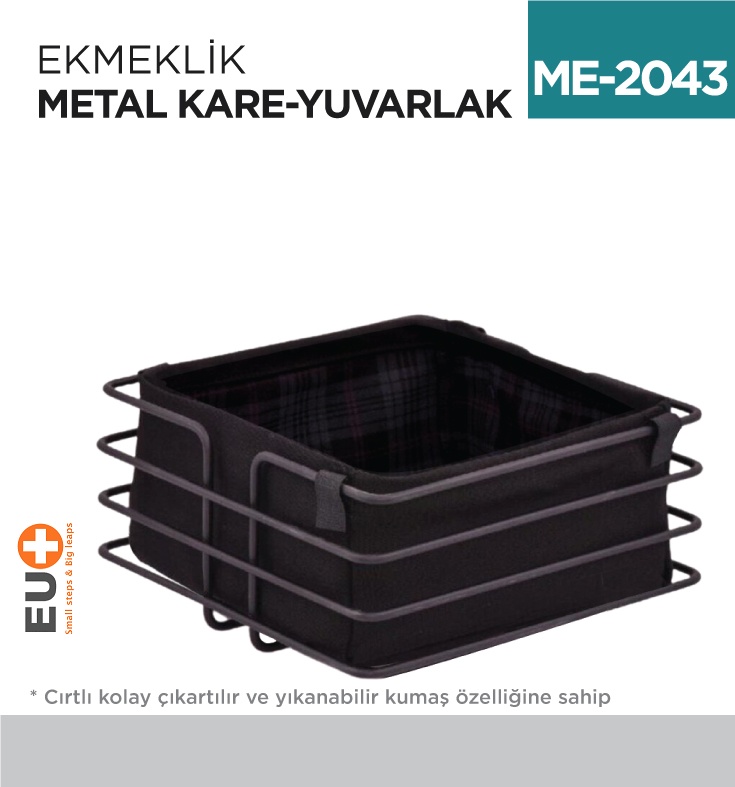 +Ekmeklik Metal Kare-Yuvarlak (4065-4067-4069-40714075)