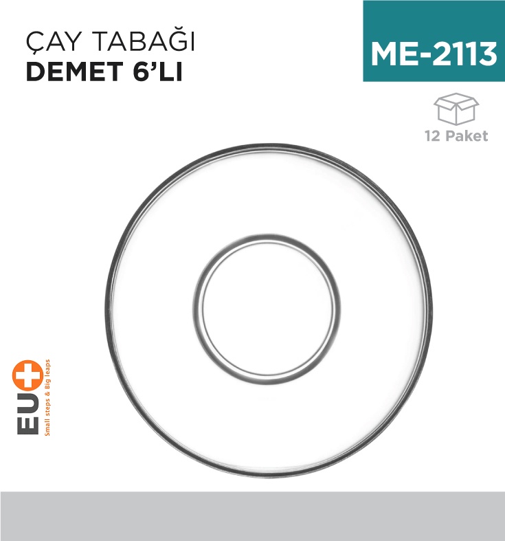 Çay Tabağı Demet 6'Lı (Dmt270F)