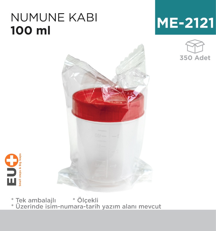 Numune Kabı 100 Ml - Koli:400 Adet