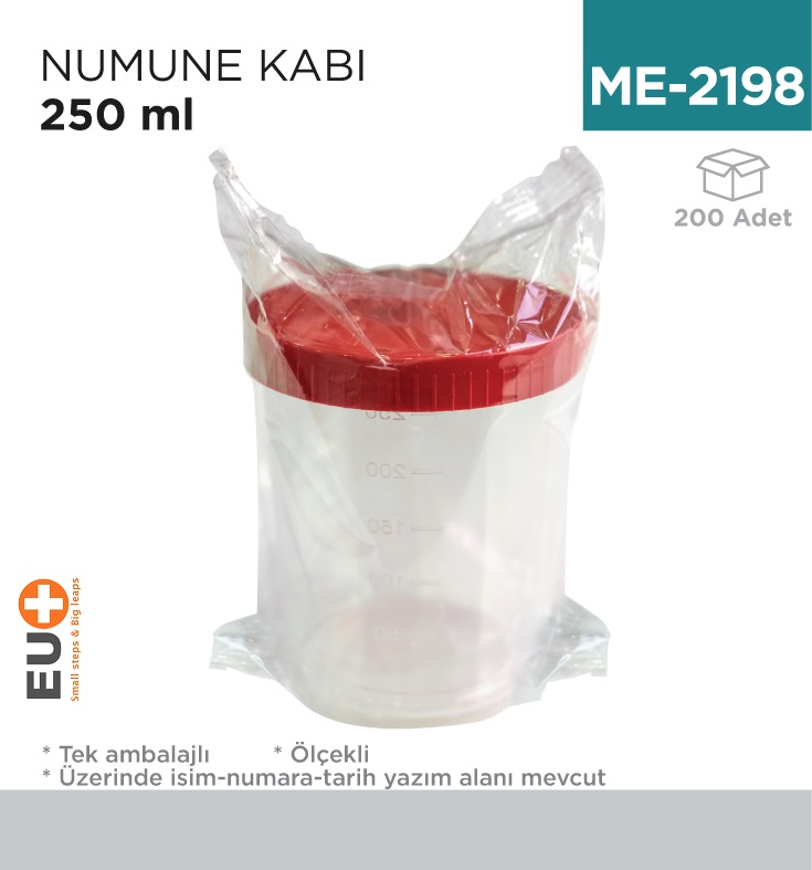 Numune Kabı 250 Ml