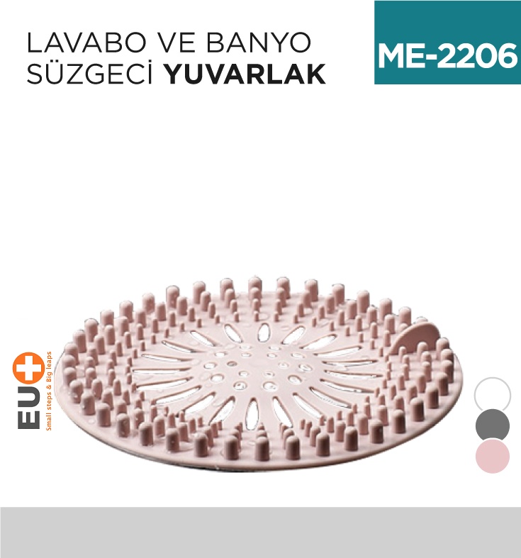 Lavabo Ve Banyo Süzgeci Yuvarlak (Gp-140) - Koli:48 Adet