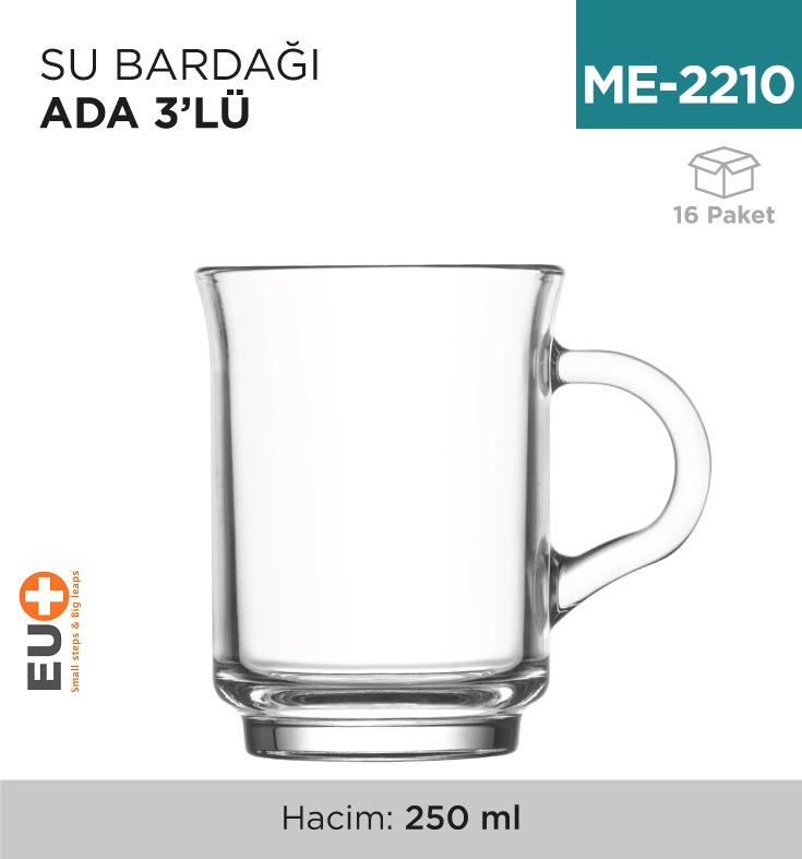 Su Bardağı Ada 3'Lü (Ada415A)