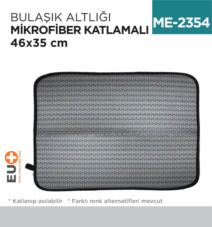 Bulaşık Altlığı Mikrofiber Katlanabilir 35*46 Cm