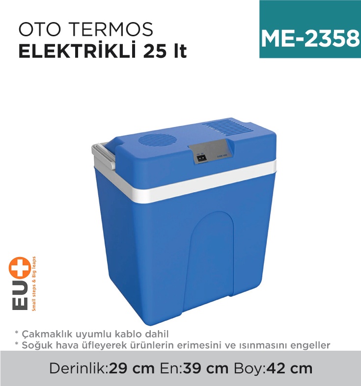 Oto Termosu 25 Lt Elektrikli