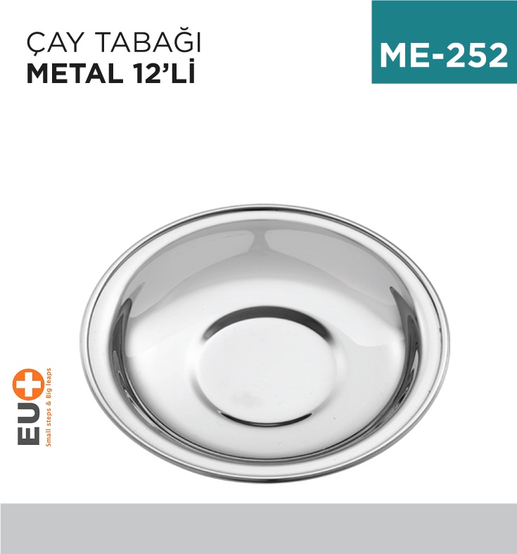 Çay Tabağı Metal 12'Li (1020350)