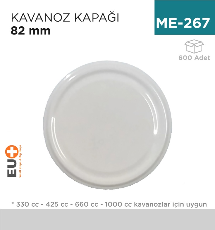 Cam Kavanoz Kapağı - Koli:600 Adet