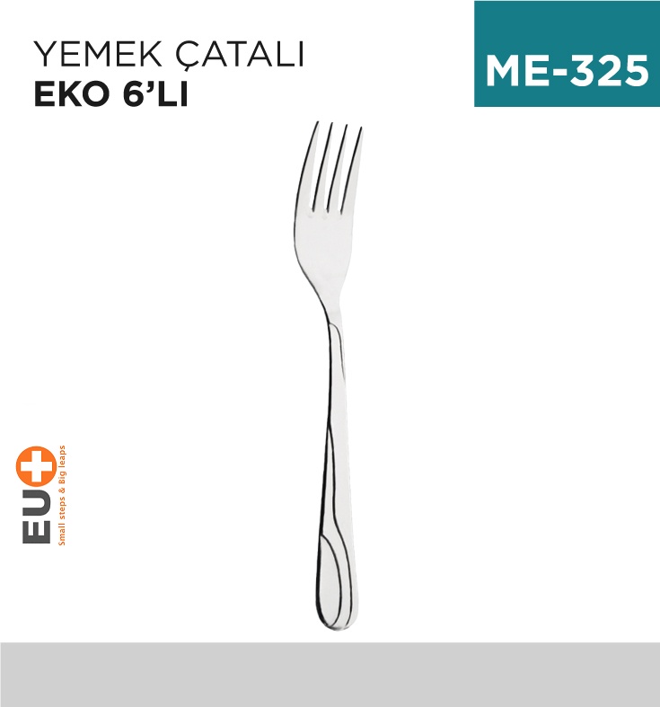 Yemek Çatalı Eko 6'Lı