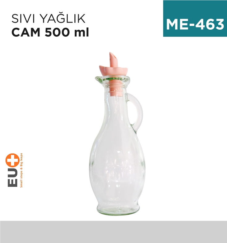 Sıvı Yağlık Cam 500 Ml