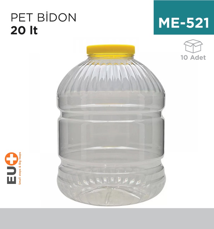 Pet Bidon 20 Lt - Koli:10 Adet