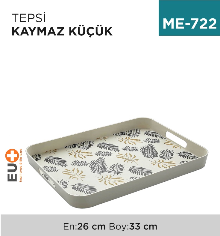 Tepsi Kaymaz Küçük 26 Cm*33 Cm (750)