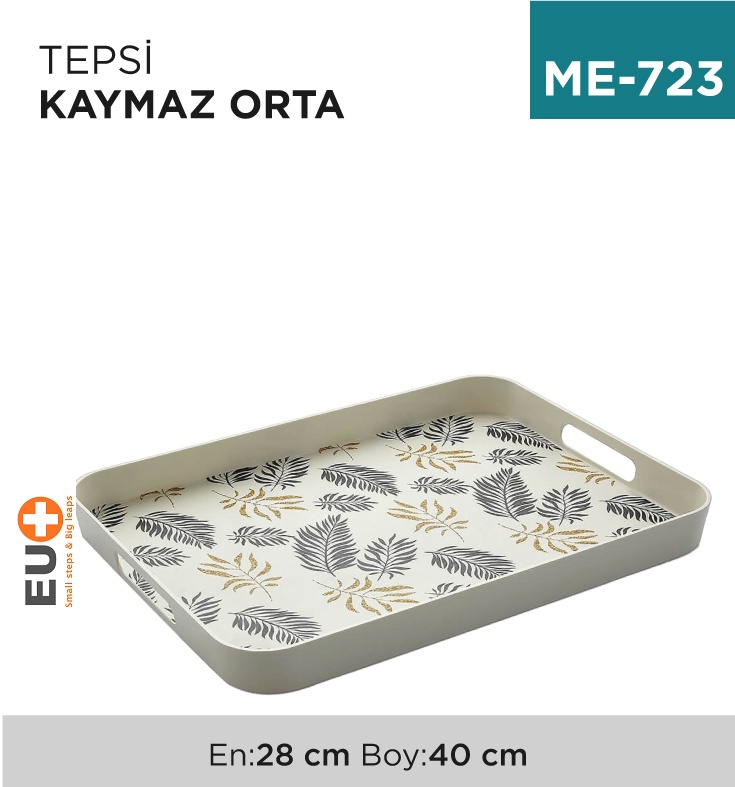 Tepsi Kaymaz Orta 28 Cm*40 Cm (760)