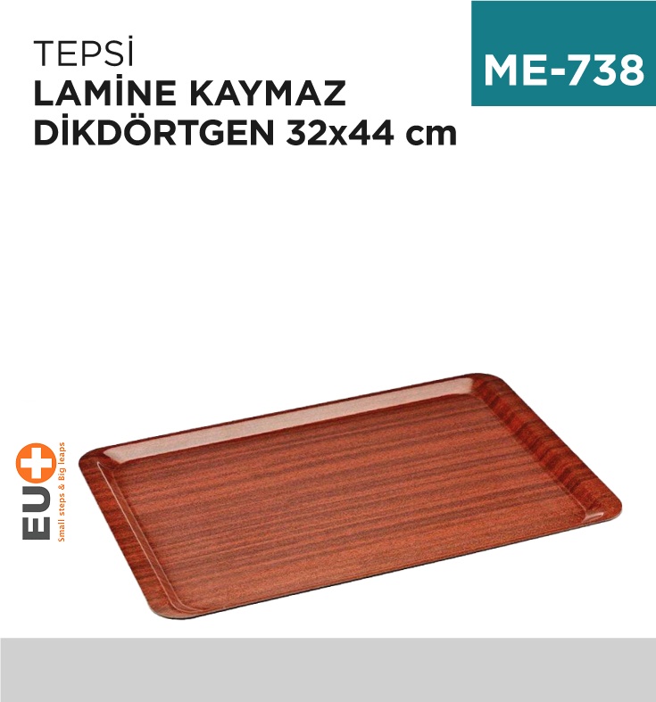 Tepsi Lamine Kaymaz 32 Cm*44 Cm