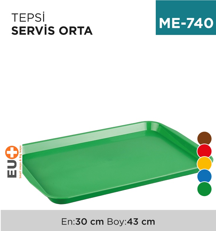 Tepsi Servis Orta 30 Cm*43 Cm