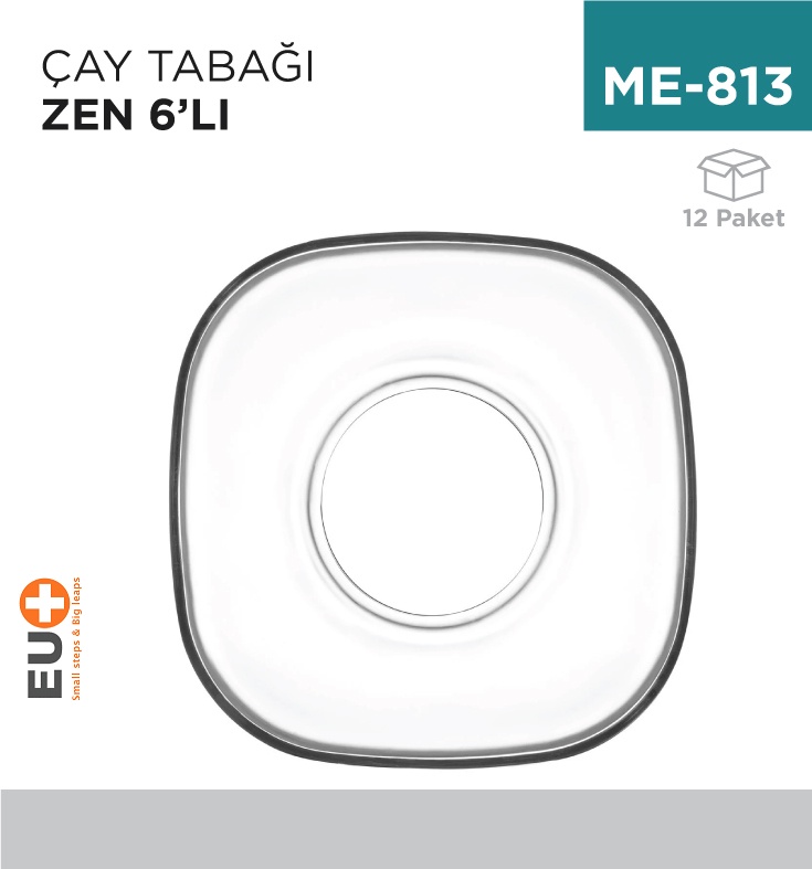 Çay Tabağı Zen 6'Lı (Zen277)