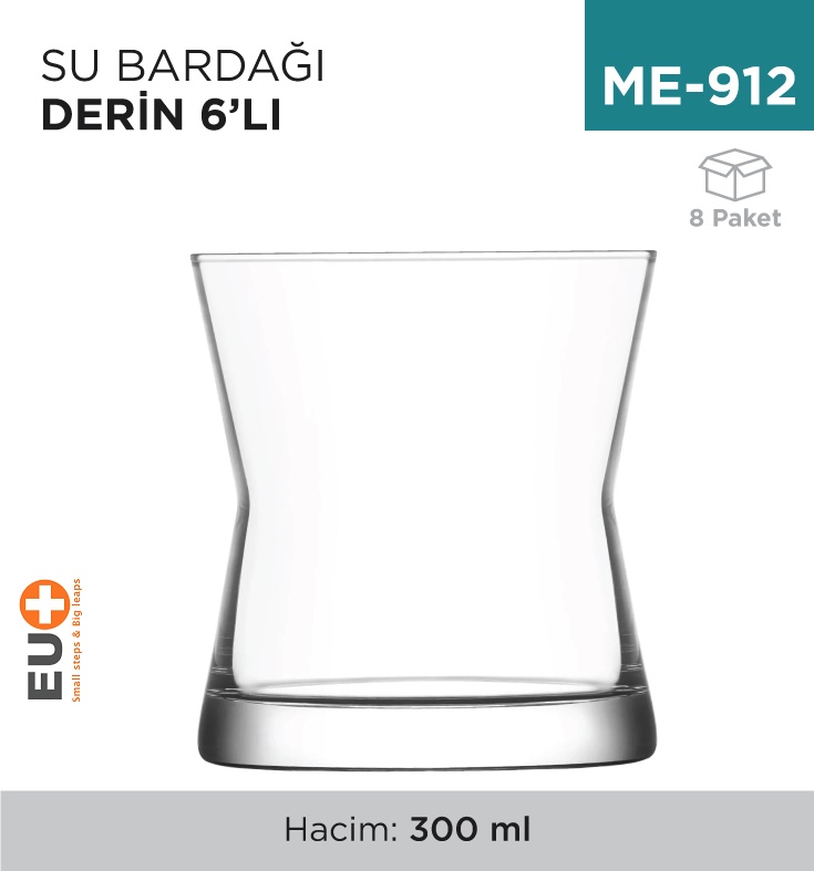 Su Bardağı Derin 6'Lı (Drn356)