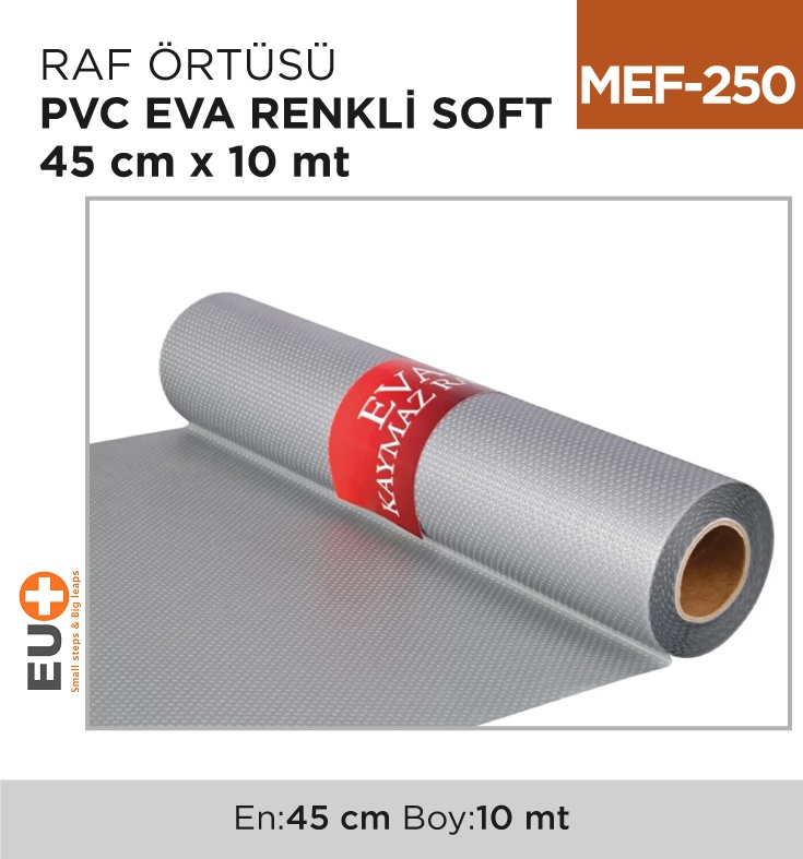 Raf Örtüsü Pvc Eva Renkli Soft 45*10 Mt