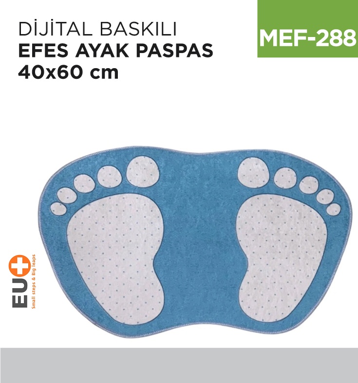 +Dijital Baskılı Efes Ayak Paspas 40*60 Cm