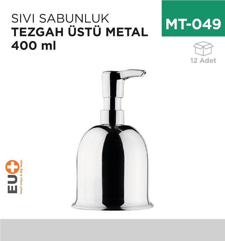 Sıvı Sabunluk Tezgahüstü Metal Silindirik (381)