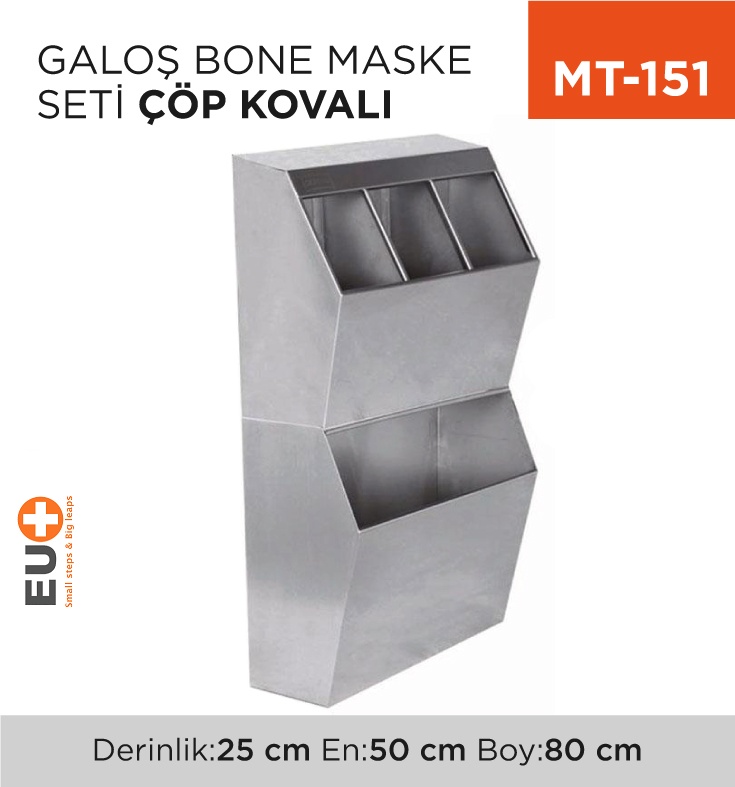 Galoş Bone Maske Seti Çöp Kovalı (7426)(3366)