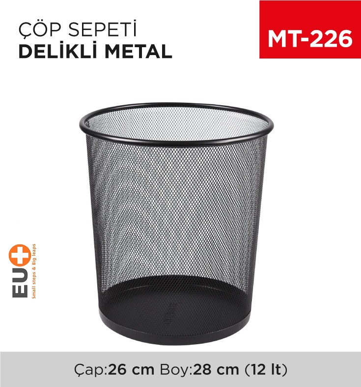 Çöp Sepeti Delikli Metal (Arı) (1450) - Koli:24 Adet