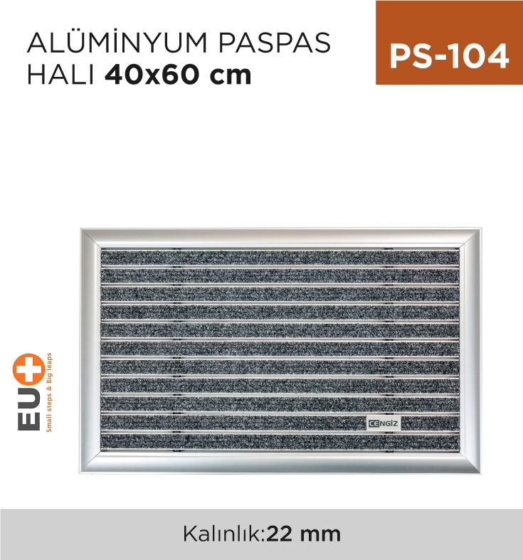 Alüminyum Paspas Halı 40 Cm*60 Cm