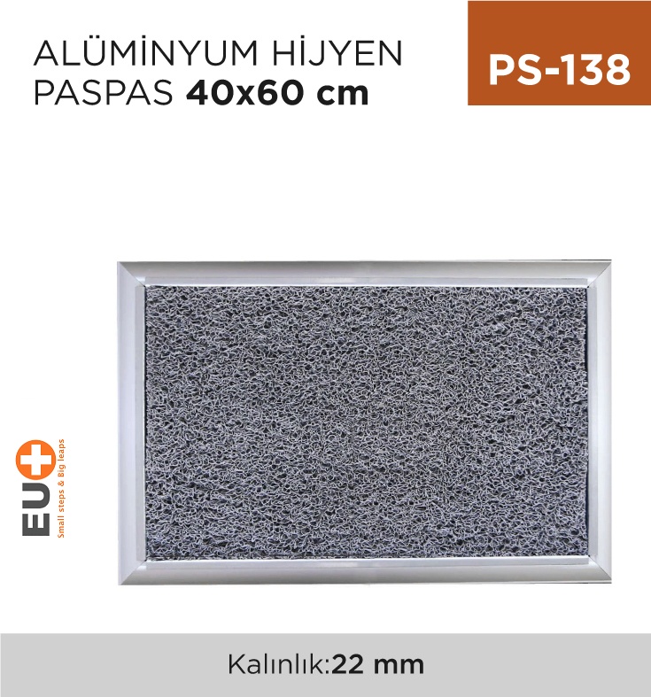 Alüminyum Hijyen Paspas 40 Cm*60 Cm