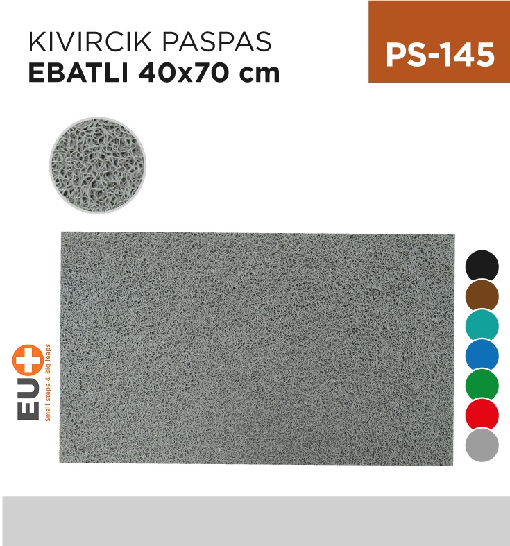 Kıvırcık Paspas Ebatlı 40*70 Cm