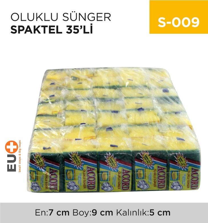 Oluklu Sünger Spaktel 35'Li