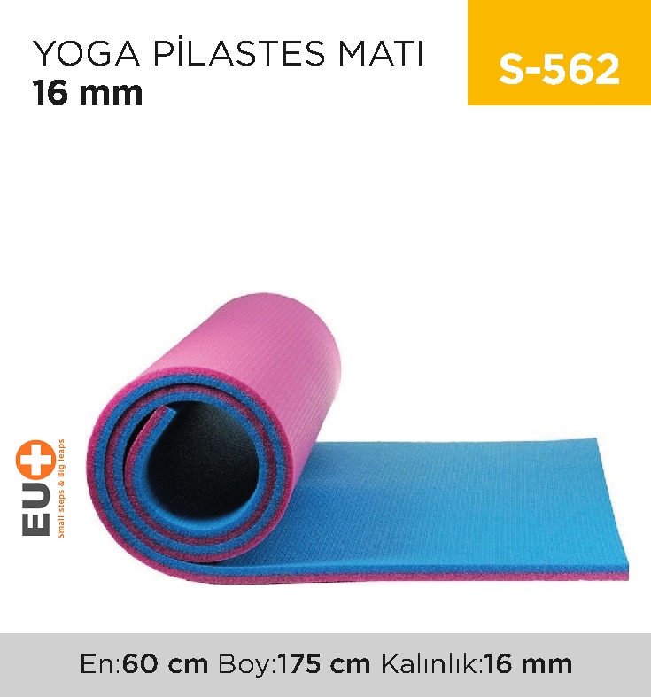 Yoga Pilates Matı 16 Mm - Koli:1 Adet