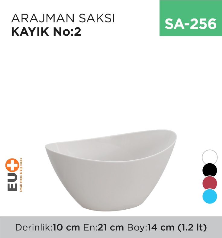 Arajman Saksı Kayık No:2 (1.2 Lt) (Ky02)