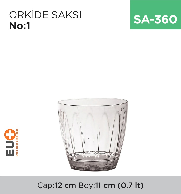 Orkide Saksı No:1 (0.7 Lt) (Or01)