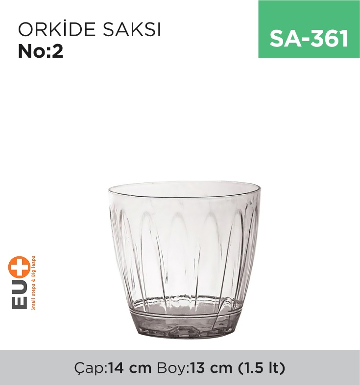 Orkide Saksı No:2 (1.5 Lt) (Or02)