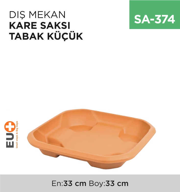 Dış Mekan Kare Küçük Tabak (317 A)