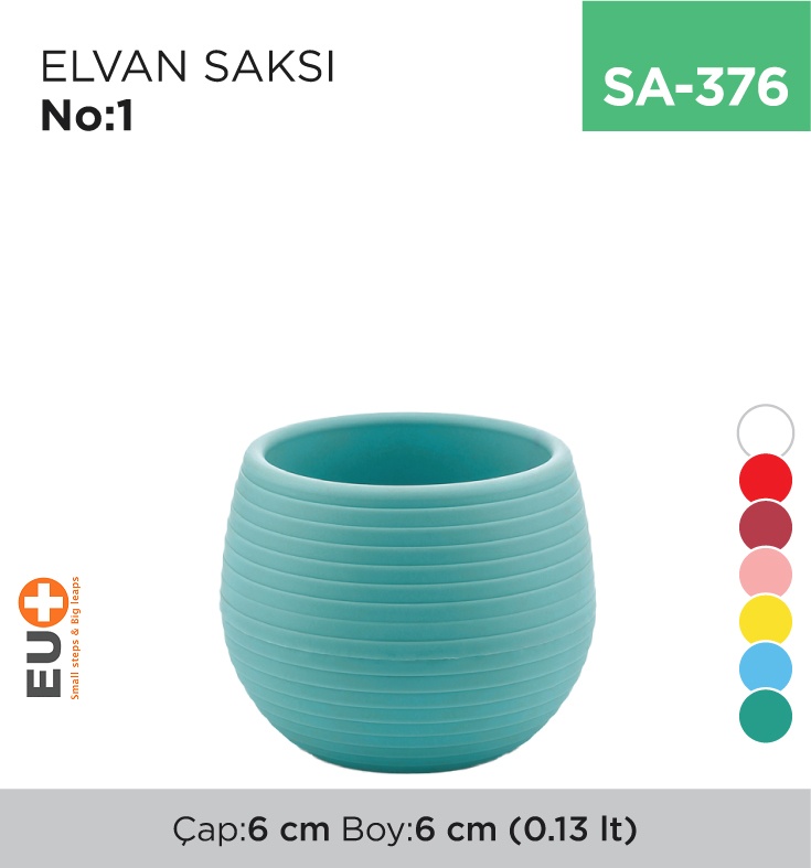 Elvan Saksı No:1 (0.13 Lt) (Es 01)