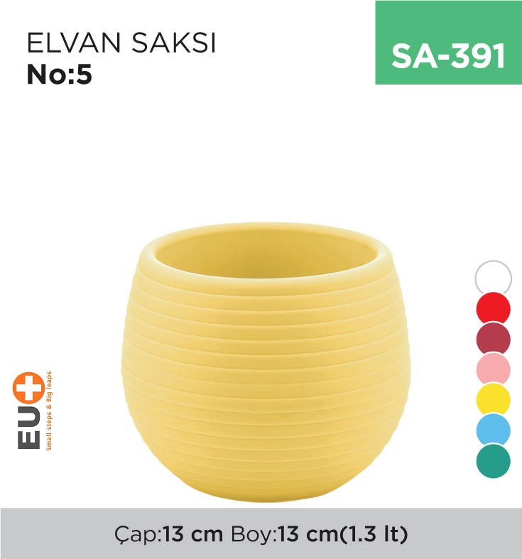 Elvan Saksı No:5 (1.3 Lt) (Es 05)