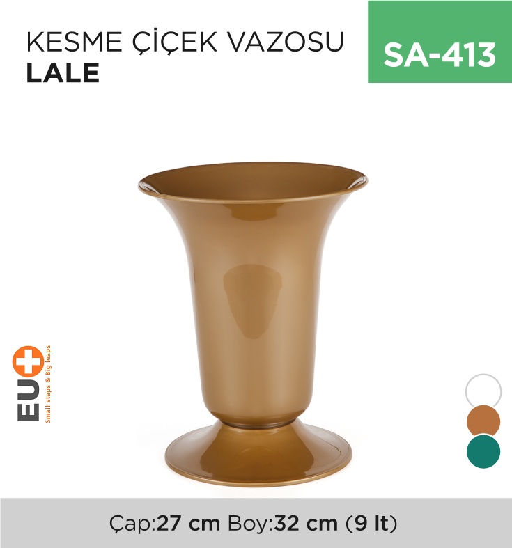 Kesme Çiçek Vazosu Lale (9 Lt) (V001) - Koli:1 Adet