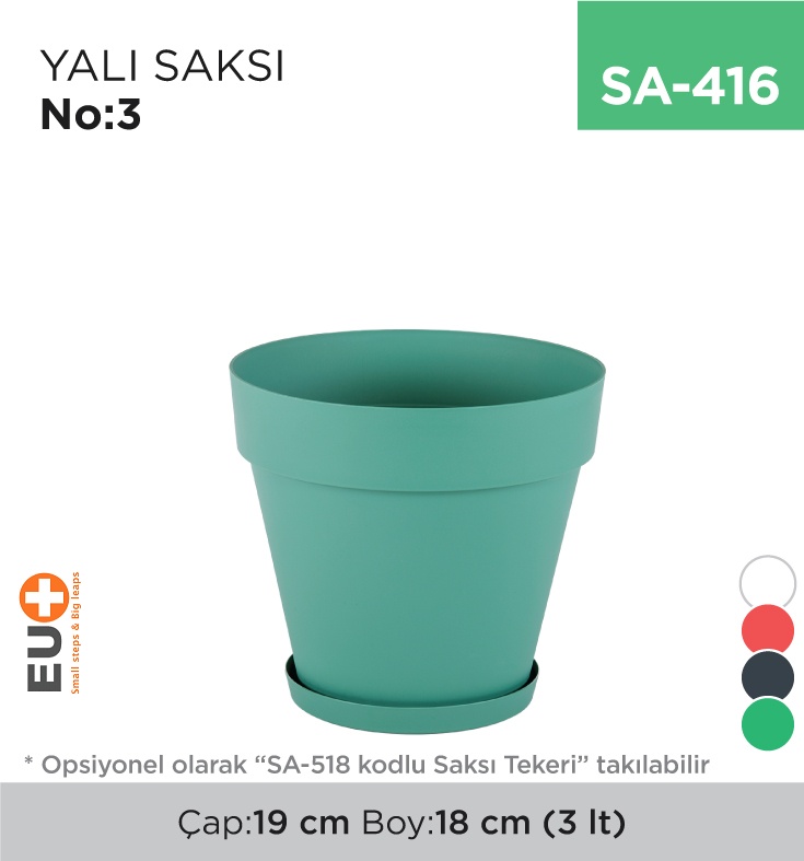 Yalı Saksı No:3 (3 Lt) (Ys03)