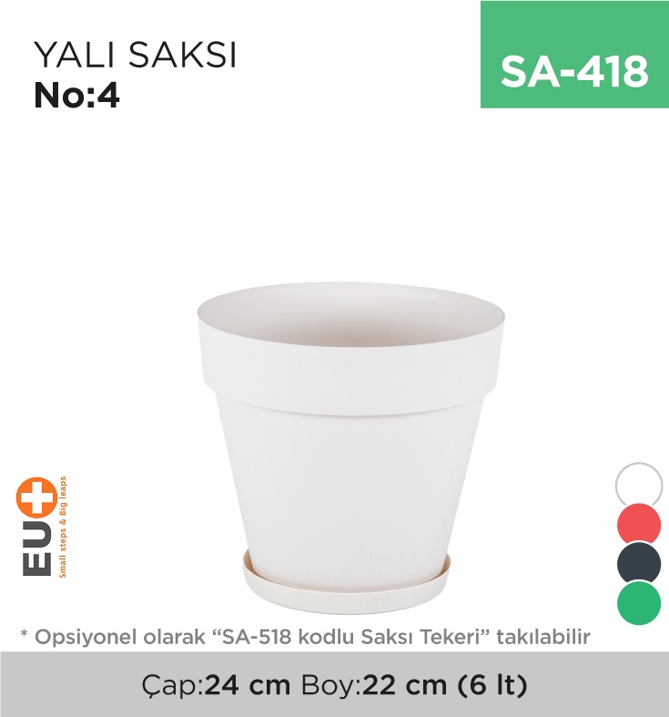 Yalı Saksı No:4 (6 Lt) (Ys04)