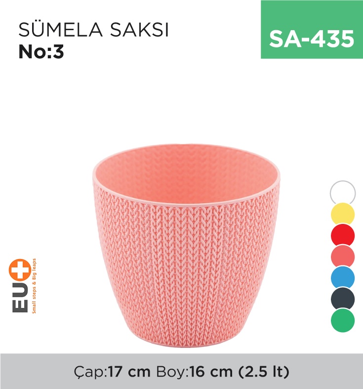 Sümela Saksı No:3 (2.5 Lt) (Sml3)