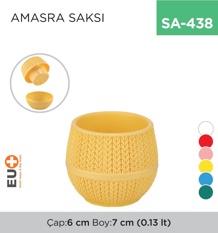 Amasra Saksı No:1 (0.13 Lt) (Asr1) - Koli:36 Adet