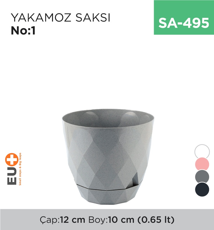 Yakamoz Saksı No:1 (0.65 Lt) (Krs-451)