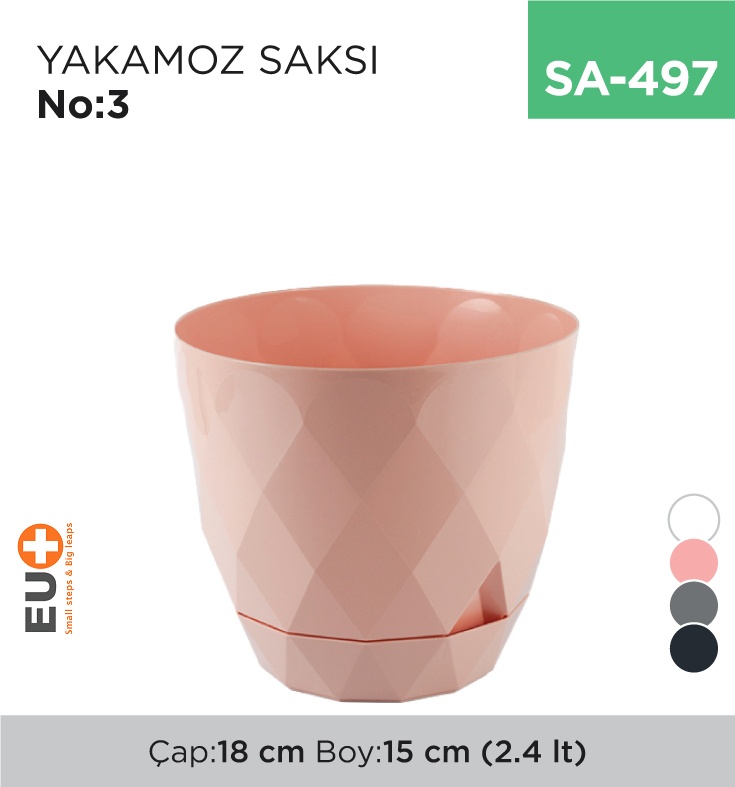 Yakamoz Saksı No:3 (2.4 Lt) (Krs-453)