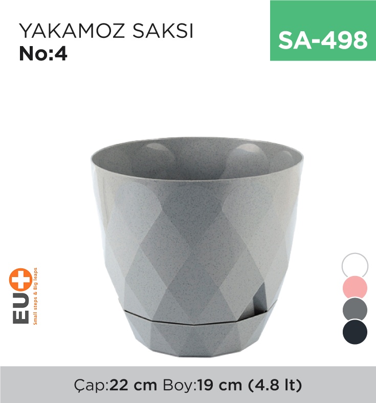 Yakamoz Saksı No:4 (4.8 Lt) (Krs-454)