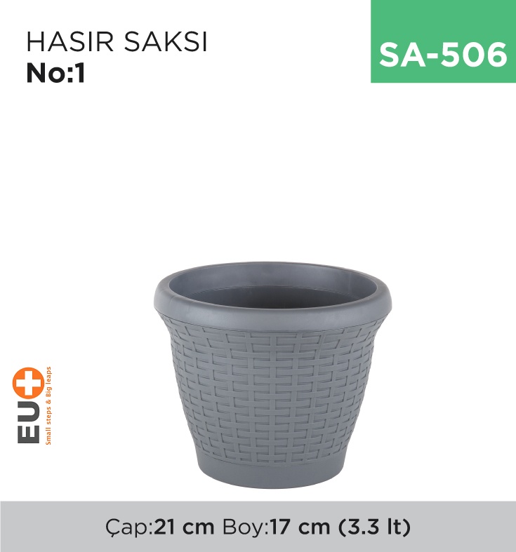 Hasır Saksı No:1(Hs01)