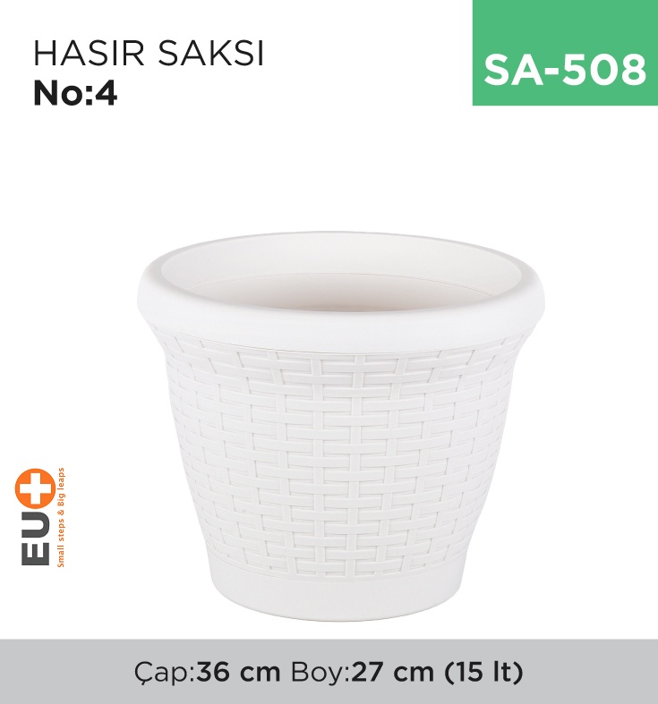 Hasır Saksı No:4 (Hs04)