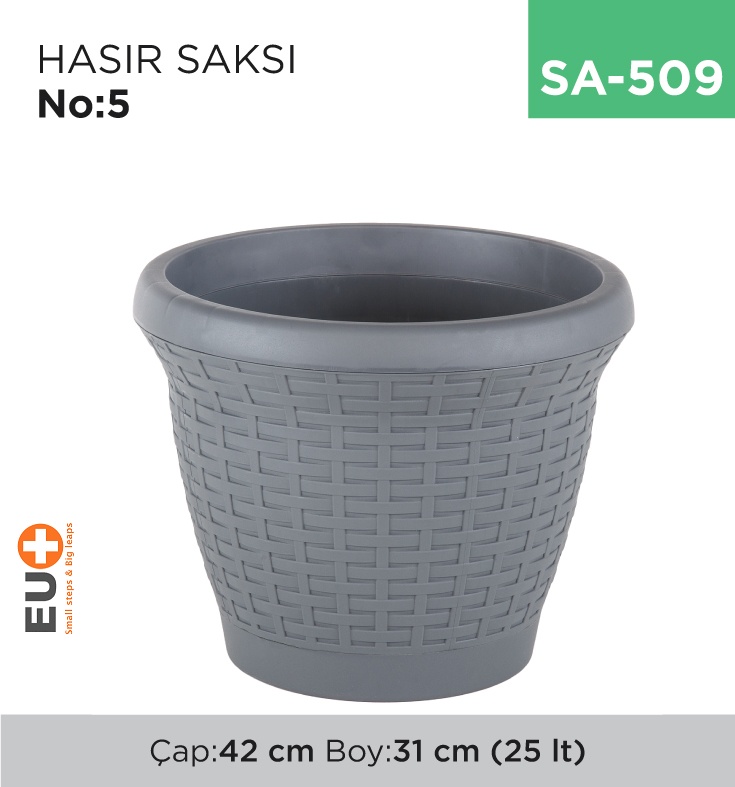 Hasır Saksı No:5 (Hs05)