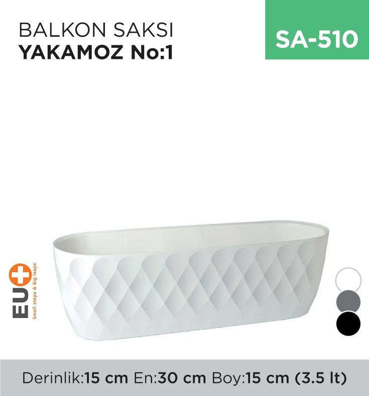 Balkon Saksı Yakamoz No:1 (3.5 Lt) (Krs-471)