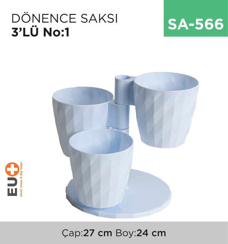 Dönence Saksı 3'Lü No:1