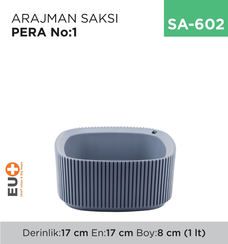 Arajman Saksı Pera No:1 (1 Lt) (Krs-247) - Koli:20 Adet