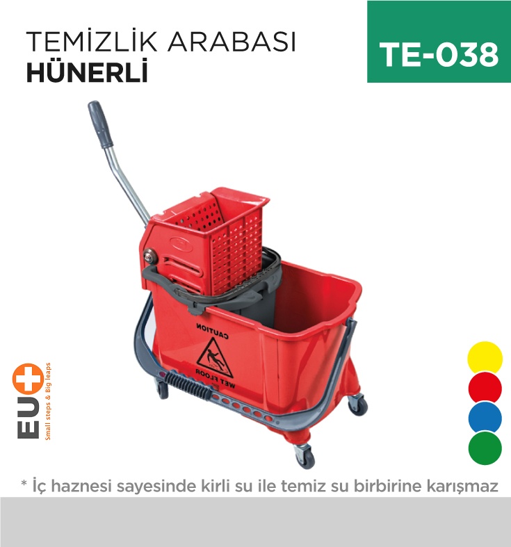 Temizlik Arabası Hünerli (Hts730)